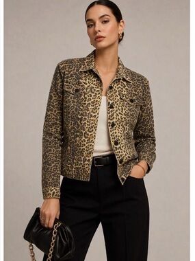 ATM Leopard Print Jacket Size Small